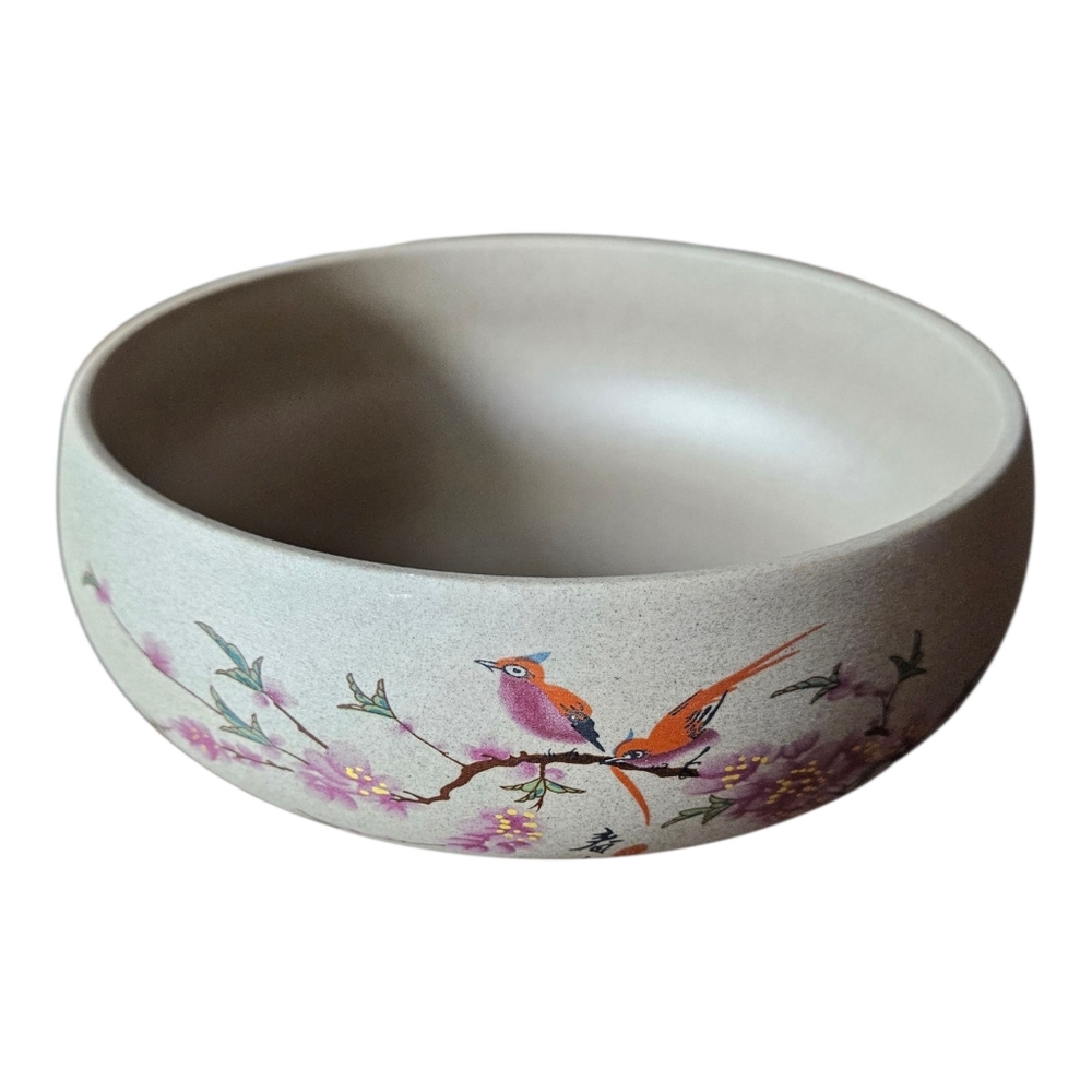 Decorative Bird-Themed Ceramic Bowl